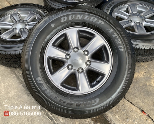 ล้อแม็ก ISUZU All New D-max Hilander X-Series ขอบ 16 พร้อมยางป้ายแดง 255-70-16 Dunlop ปี 19 ล้อแม็ก ISUZU All New D-max Hilander X-Series ขอบ 16 พร้อมยางป้ายแดง 255-70-16 Dunlop ปี 19