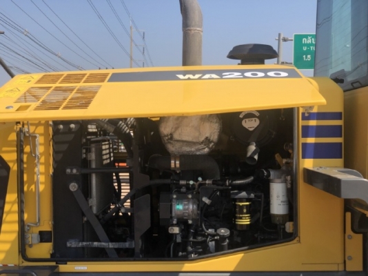 ขายรถตักล้อยาง KOMATSU WA200-6 ปี 2012 รถนอกนำเข้าเองจากญี่ปุ่น สภาพสวยพร้อมใช้ มีVDOการทำงานครับ