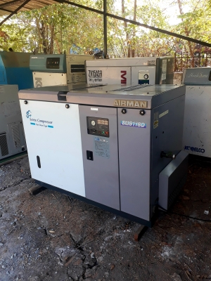 ปั๊มลมAIRMAN SMS11SD 15Hp เก่าญี่ปุ่น 0833554933