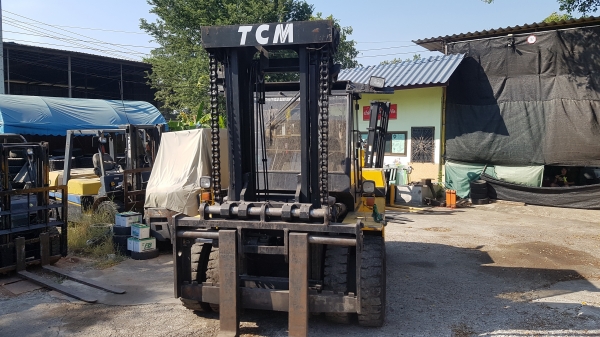 ขาย หรือ ให้เช่า ค่ะ  รถยกโฟล์คลิฟท์ TCM ขนาด 11.5 ตัน เสาสูง 3 เมตร ติดตั้งอุปกรณ์พิเศษไซด์ชิฟ (รถนอก )รถญี่ปุ่นแท้ค่ะ 084-459-1695 เหมี๋ยวค่ะ