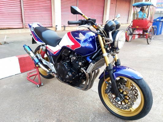 ขาย HONDA CB400 VTEC4 REVO ปี2008 สีสวย เครื่องดี พร้อมของแต่งหลายรายการ อินวอยส์ สรรพสามิตร ราคา 83 ขาย HONDA CB400 VTEC4 REVO ปี2008 สีสวย เครื่องดี พร้อมของแต่งหลายรายการ อินวอยส์ สรรพสามิตร ราคา 83