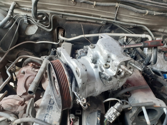 คอมแอร์ DENSO ใส่ 1JZ GTE สภาพสวยๆ