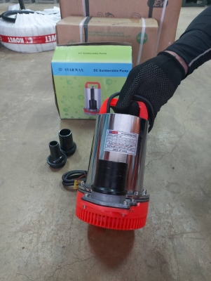 ปั๊มน้ำ ปั๊มดูดน้ำ ไดไว่ ปั๊มจุ่ม ปั๊มแช่ ไฟฟ้าDc 12v. แบตเตอรี่ กำลัง300วัตต์