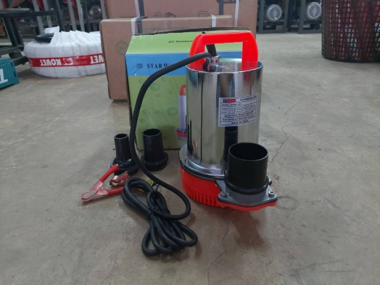 ปั๊มน้ำ ปั๊มดูดน้ำ ไดไว่ ปั๊มจุ่ม ปั๊มแช่ ไฟฟ้าDc 12v. แบตเตอรี่ กำลัง300วัตต์