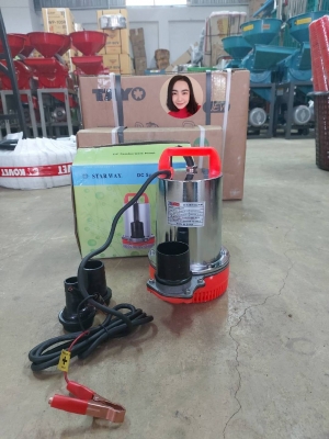 ปั๊มน้ำ ปั๊มดูดน้ำ ไดไว่ ปั๊มจุ่ม ปั๊มแช่ ไฟฟ้าDc 12v. แบตเตอรี่ กำลัง300วัตต์