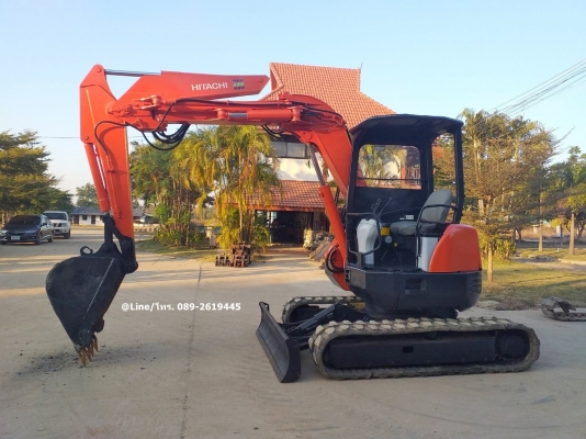 SALE* ลดกระหน่ำส่งท้ายปี ราคานี้มีผลถึงวันที่ 5 ม.ค 2563 HITACHI-EX55UR เครื่องยนต์นิสสัน-TD23 ,จำนวน 4 สูบ, คอนโทรลน้ำมัน, ปั๊มนิ้ว, แทรคยาง,มีลายหัวเจาะ, รถเดิมเก่านอก(ปรับสภาพแล้ว), มีเอกสารแจ้งจำหน่าย