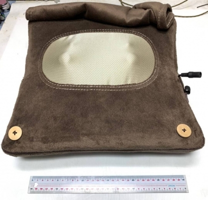 480 บ.ส่งถึงบ้านฟรี โทร 083-2000058 LINE ID: line832923 หมอนคลึงนวดหลังนวดเอวด้วยลูกลิ้งหมุนใช้ไฟ DC