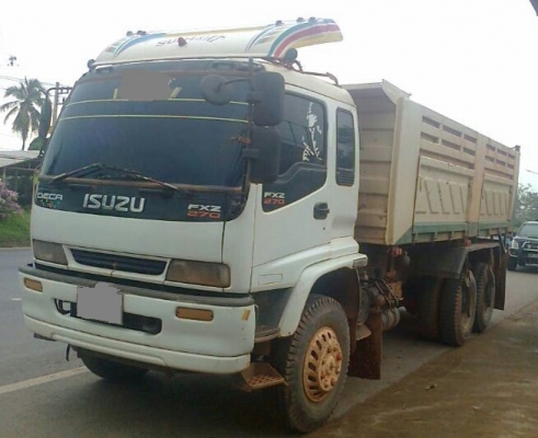 ISUZU DECA 270 Hp รถห้างแท้ 2 เพลา ดัมพ์สามมิตรลอนเฉียง พร้อมใช้งานครับ
