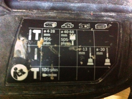 สว่านโรตารี่3ระบบ BOSCH รุ่นGBH2-28D สภาพใหม่มาก ของแท้ ถูกๆ
