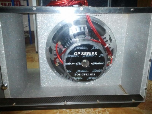 ตู้ฟาดหลังดอก 12 นิ้ว พร้อมลำโพงซับ Bostwick GP SERIES BOS-GP12.4DS 12 นิ้ว