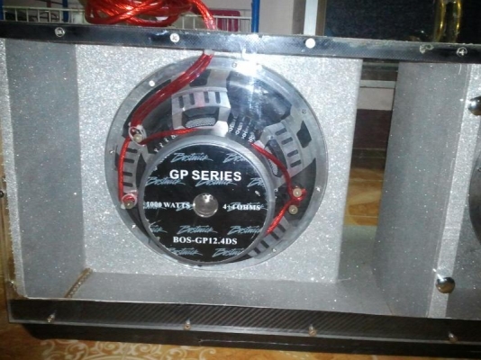 ตู้ฟาดหลังดอก 12 นิ้ว พร้อมลำโพงซับ Bostwick GP SERIES BOS-GP12.4DS 12 นิ้ว