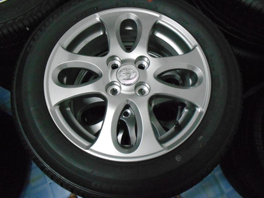 ขายล้อแม็ก Toyota Vios ขอบ 15 รุ่นพิเศษ 50 ปีโตโยต้า พร้อมยางป้ายแดงปี 12-ใส่ฟรีค่ะ