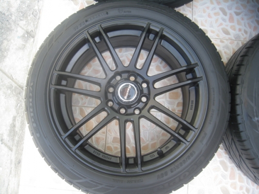 ขายล้อแม็ก W work work emotion 16"x7" et40 4รู100/114.3 +ยางปี 10 (081-3747940)