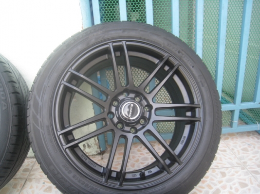 ขายล้อแม็ก W work work emotion 16"x7" et40 4รู100/114.3 +ยางปี 10 (081-3747940)