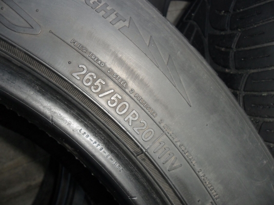 ยาง 265/50R20 ปี09 สวยๆ 5 เส้น ถูกๆๆ