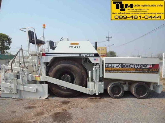 รถปูยาง cedarapids CR 451 s/n460xx  นำเข้าจาก USA
