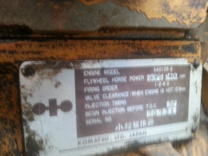 ขายเครื่องแบ็คโฮ Komatsu 120-2 S4D105-2 ตามสภาพ มาดูได้ที่ ลาดหลุมแก้ว ปทุมธานี