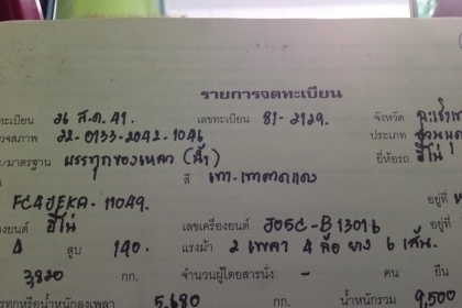 ขายหัวคัซซี Hino FC4J ปี 41 ห้าง เครื่อง JO5C โทร 088-4501277