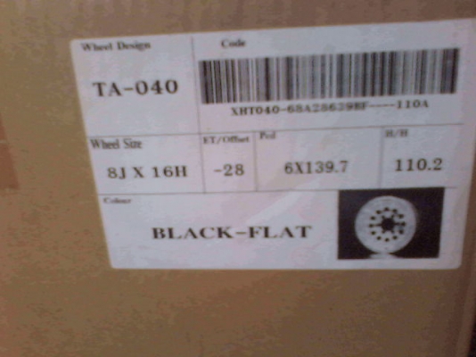 Mag ขอบ 16  4 ล้อ ไม่มียาง แม็คใหม่ แม็ค skyling ขอบ 16 ยาง 20545