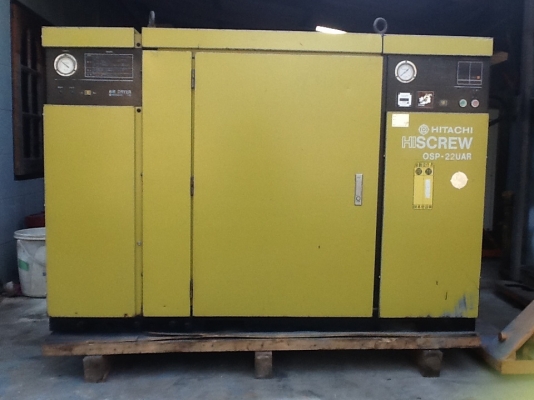 ปั๊มลมสกรูHITACHI OSP 22UAR  30Hp 0833554933