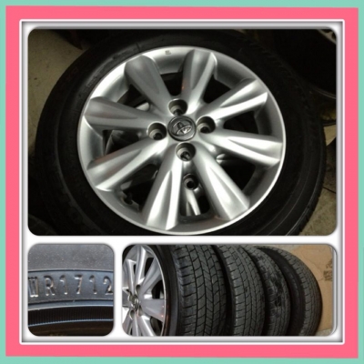 ขายแม็กเดิมToyota Yaris ,New Vios GT sport ขอบ 15ยางปี 12 ราคา 9,900 บ.