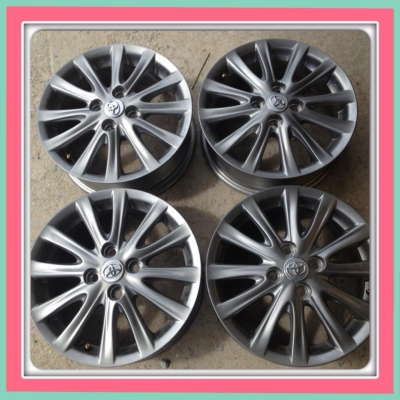 ขายแม็กเดิม NEW VIOS 12 ก้านสีรมดำ ขอบ 15 4/100 ราคา 8,500 บาทถูก