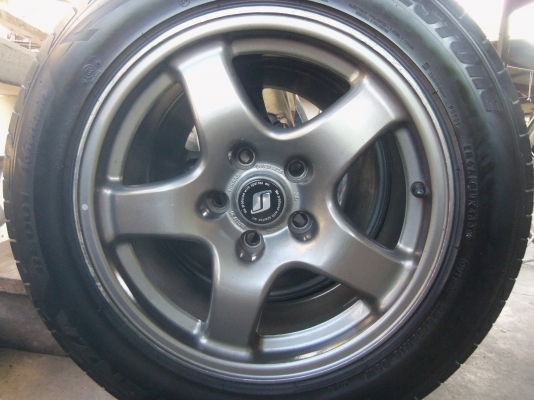 ล้อแม็ก Skyline R32 GTR 1คู่ พร้อมยาง ขอบ 16 กว้าง 8 นิ้ว ออฟเซ็ต30