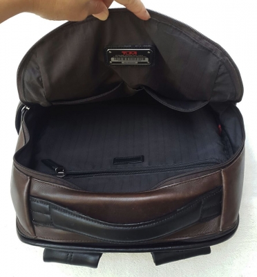 Tumi Clayton Leather Laptop Backpack
