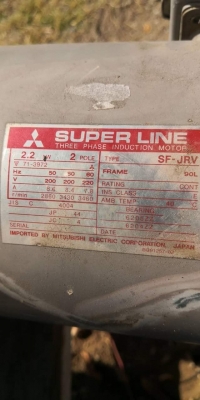 8,500 บ. โทร 083-2000058 LINE ID: line832923 MECHANICAL BOOSTER PUMP ยี่ห้อ SHINKO ปั๊มดูด - อัด อาก