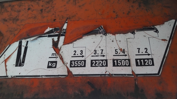 ขายเครน  เฮียบพับ  3.55 ตัน นำเข้า โทร084-5424150 line id : rapinzat