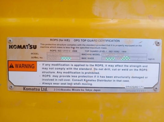 KOMATSU PC200-8MO ไมล์5000 ชม.