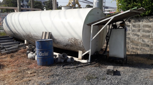 ถังน้ำมัน 15,000 ลิตร พร้อมหัวจ่ายสภาพดี