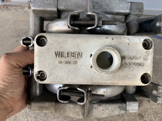ขายปั๊มไดอะแฟรม Wilden made in USA ขนาด 4หุน โครงสร้างอลูมิเนียมทั้งตัว สภาพสวย ดูดแรง พร้อมใช้งาน