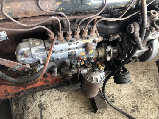 เครื่องISUZU DA640 ถอดออกจากรถตัก