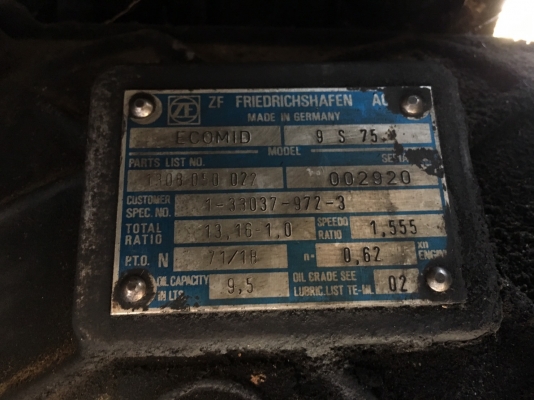 ขายเกียร์ ZF 65000 บาท 0816278866