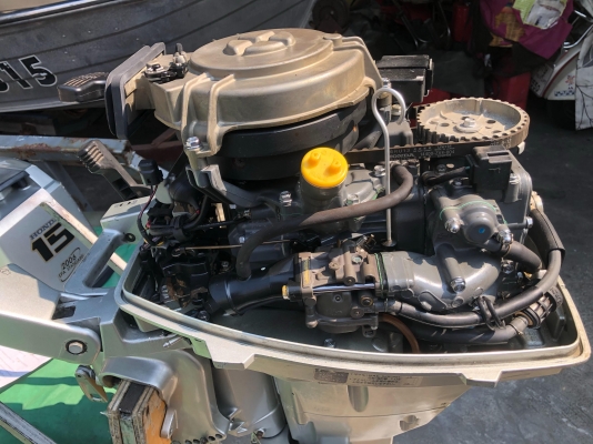 ขายเครื่องเรือ Honda 15 แรง หาง 17 เก่าญี่ปุ่น ราคา 38,000 ขายเครื่องเรือ Honda 15 แรง หาง 17 เก่าญี่ปุ่น ราคา 38,000