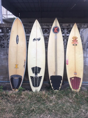 ขายกระดานโต้คลื่น Surfboards วินเทจ มา 4ตัว ขายกระดานโต้คลื่น Surfboards วินเทจ มา 4ตัว
