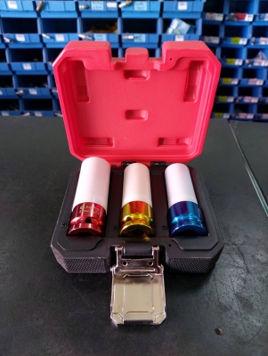 ชุดบล็อก ลูกบล็อก อย่างดีของแท้ AmPRo ขนาด 1/2&quot; ตัวยาว เบอร์ 17 เบอร์ 19 เบอร์ 21 รุ่น3ตัวชุดพร
