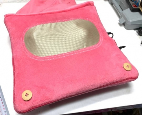 550 บ.ส่งถึงบ้านฟรี โทร 083-2000058 LINE ID: line832923 หมอนคลึงนวดหลังนวดเอวด้วยลูกลิ้งหมุนใช้ไฟ 22