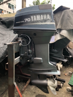 ขายเครื่องเรือ Yamaha 70 แรง หาง 21 เก่าญี่ปุ่น ราคา 69,000