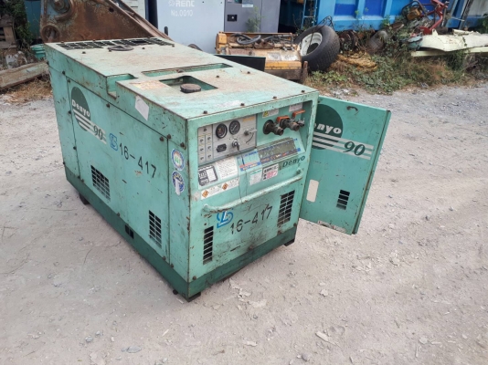 ขาย เครื่องปั๊มลม ปั๊มลม DENYO PDS90 เครื่อง 3 สูบ เก่าญี่ปุ่น สภาพสวย เครื่องเงียบ พร้อมใช้ ขาย เครื่องปั๊มลม ปั๊มลม DENYO PDS90 เครื่อง 3 สูบ เก่าญี่ปุ่น สภาพสวย เครื่องเงียบ พร้อมใช้