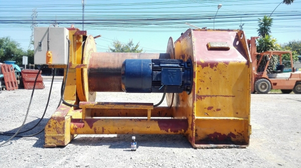 กว้านสลิงไฟ้ฟ้าของเยอรมัน B W 10 Made in GERMANY ขนาด 10000 kg ( 10 ton ) Roll สลิงม้วนยาวเกิน 500 m มอเตอร์ Sew Eurodrive 20 HP