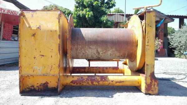 กว้านสลิงไฟ้ฟ้าของเยอรมัน B W 10 Made in GERMANY ขนาด 10000 kg ( 10 ton ) Roll สลิงม้วนยาวเกิน 500 m มอเตอร์ Sew Eurodrive 20 HP