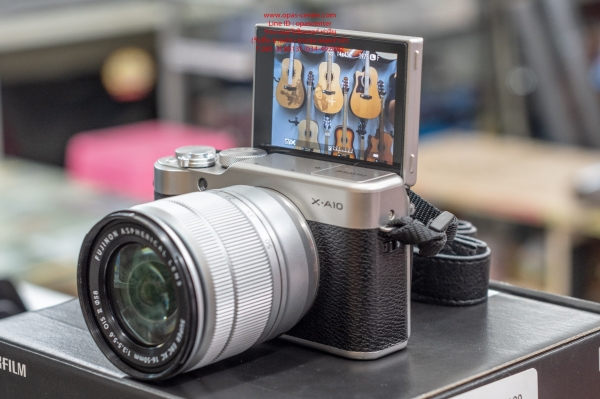 กล้อง Fuji X-A10 + 16-50 mm OIS II Kit 16 MP เมม 16 GB สภาพใหม่ มีกล่อง คู่มือ