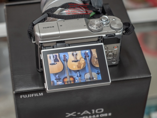 กล้อง Fuji X-A10 + 16-50 mm OIS II Kit 16 MP เมม 16 GB สภาพใหม่ มีกล่อง คู่มือ