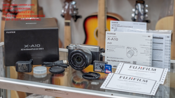 กล้อง Fuji X-A10 + 16-50 mm OIS II Kit 16 MP เมม 16 GB สภาพใหม่ มีกล่อง คู่มือ กล้อง Fuji X-A10 + 16-50 mm OIS II Kit 16 MP เมม 16 GB สภาพใหม่ มีกล่อง คู่มือ