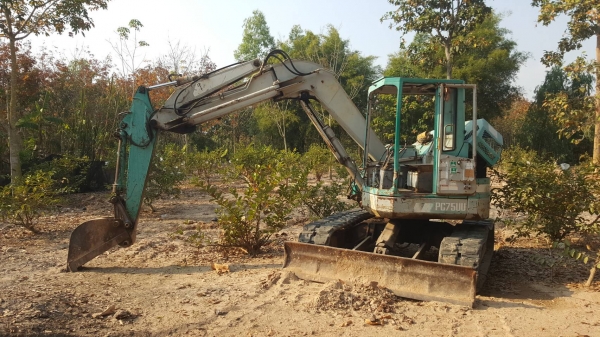 ขาย แบคโฮ KOMATSU PC75UU-1 สภาพดีพร้อมใช้งาน เครื่องดี ปั้มดี ช่วงล่างเต็ม เอกสารใบซื้อขาย