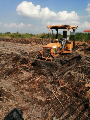 แทรคเตอร์มิตซู เครื่องดี ใบแทรค70cm ใช้งานปกติ