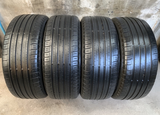 ล้อแม็ก Honda Civic FC ขอบ 16 สีดำหน้าเงา พร้อมยาง 215-55-16 Dunlop ปี 16