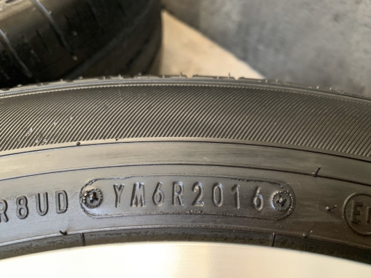 ล้อแม็ก Honda Civic FC ขอบ 16 สีดำหน้าเงา พร้อมยาง 215-55-16 Dunlop ปี 16